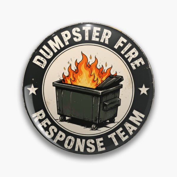 Item preview, Dumpster Fire Response Team Funny Workplace Chaos Professional Humor designed and sold by HumansStuck12.