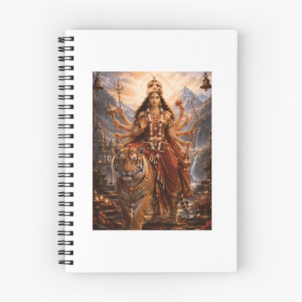 Item preview, Chandraghanta Goddess Navratri Wall Art designed and sold by scale-sdenae.