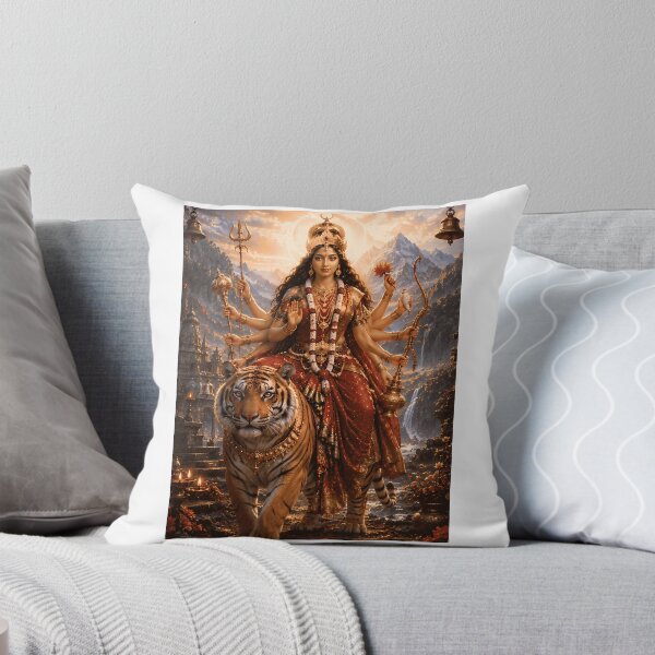 Item preview, Chandraghanta Goddess Navratri Wall Art designed and sold by scale-sdenae.