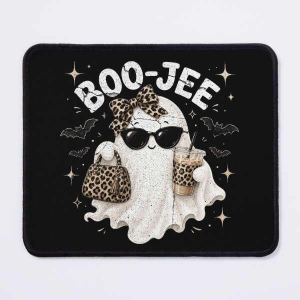 Item preview, Boo-Jee Ghost Funny Leopard Print Coffee Halloween Vintage designed and sold by CF_VintageDesign.