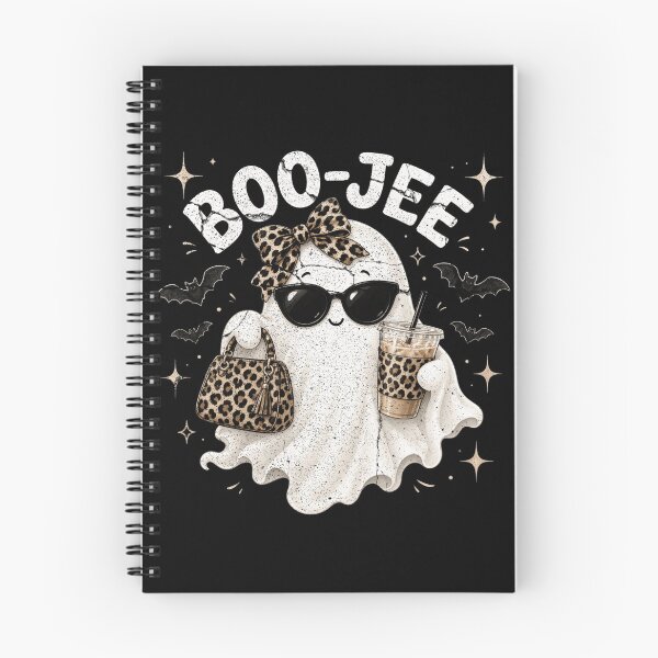 Item preview, Boo-Jee Ghost Funny Leopard Print Coffee Halloween Vintage designed and sold by CF_VintageDesign.
