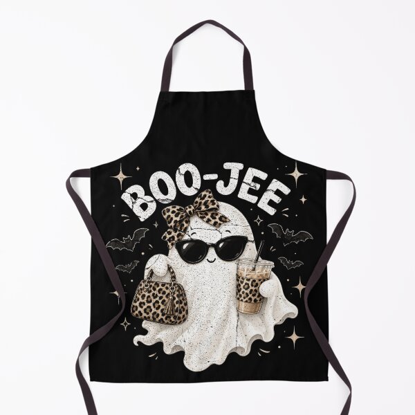 Item preview, Boo-Jee Ghost Funny Leopard Print Coffee Halloween Vintage designed and sold by CF_VintageDesign.
