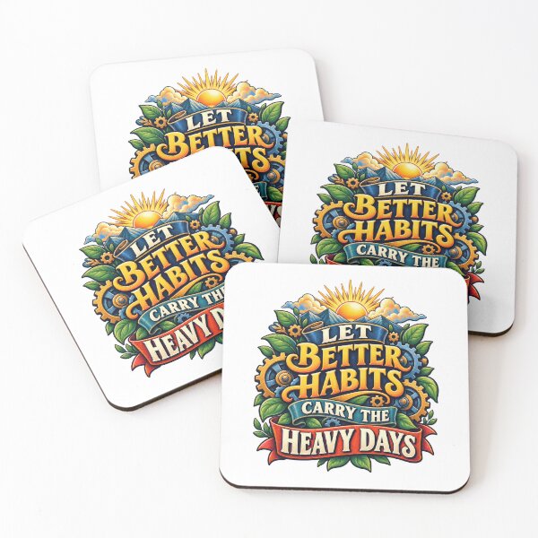 Item preview, Let Better Habits Carry the Heavy Days designed and sold by Mosslume Studio.