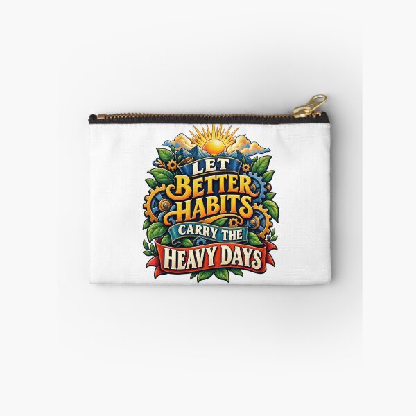 Item preview, Let Better Habits Carry the Heavy Days designed and sold by Mosslume Studio.