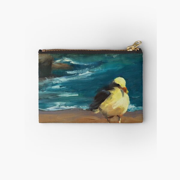 Item preview, Coastal Seabird Standing on Sandy Beach Shoreline designed and sold by FabienneDerouin.