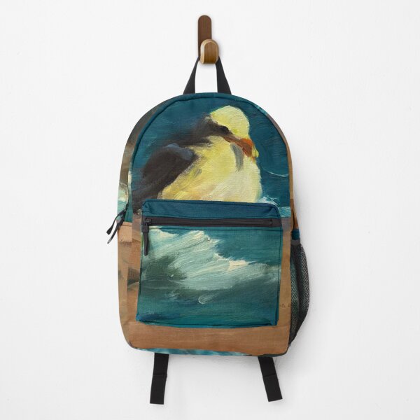 Item preview, Coastal Seabird Standing on Sandy Beach Shoreline designed and sold by FabienneDerouin.