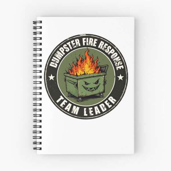 Item preview, Dumpster Fire Response Team Leader Funny Leadership Manager Boss designed and sold by HumansStuck12.