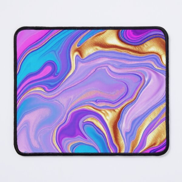 Item preview, Purple Pink Gold Fluid Marble designed and sold by IntelliMindDesigns.
