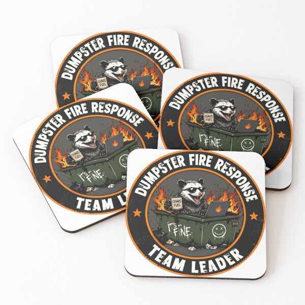 Item preview, Dumpster Fire Response Team Leader Work Manager Boss Humor Gift designed and sold by HumansStuck12.