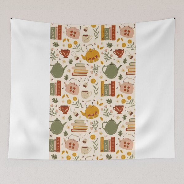 Item preview, Flowery Books and Tea 2 designed and sold by WalterEstes.