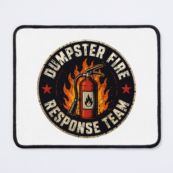 Item preview, Dumpster Fire Response Team Firefighter Emergency Services Humor designed and sold by HumansStuck12.