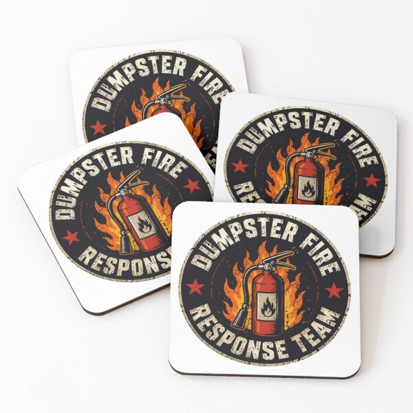 Item preview, Dumpster Fire Response Team Firefighter Emergency Services Humor designed and sold by HumansStuck12.