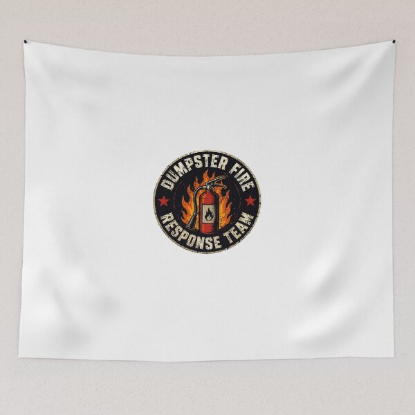Item preview, Dumpster Fire Response Team Firefighter Emergency Services Humor designed and sold by HumansStuck12.