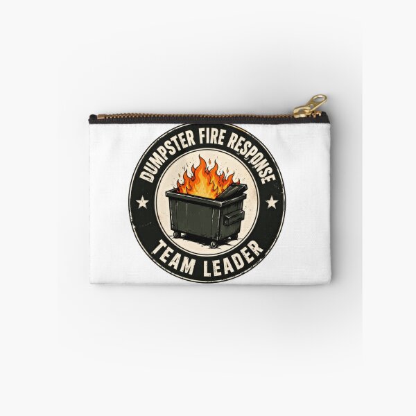 Item preview, Dumpster Fire Response Team Leader Funny Manager Leadership Sarcasm Work Humor designed and sold by HumansStuck12.