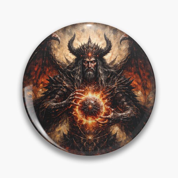 Item preview, God of Darkness Angra Mainyu - Ahriman in Persian Zoroastrian Mythology designed and sold by GalleryKauffeld.
