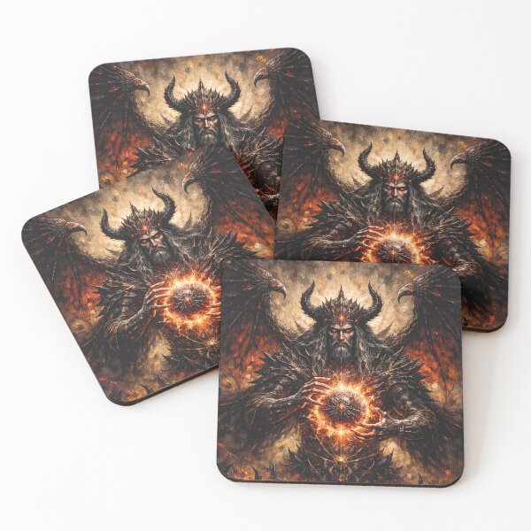 Item preview, God of Darkness Angra Mainyu - Ahriman in Persian Zoroastrian Mythology designed and sold by GalleryKauffeld.