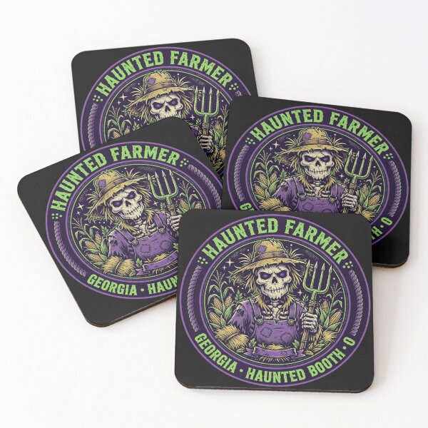 Item preview, TOCOCLAWS Haunted Farmer Georgia - Skeleton Scarecrow Graphic Emblem designed and sold by TOCOCLAWS.