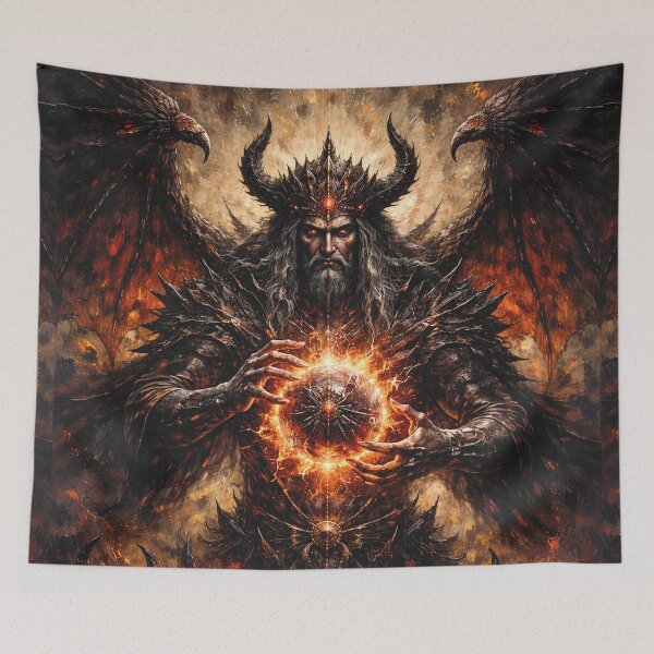 Item preview, God of Darkness Angra Mainyu - Ahriman in Persian Zoroastrian Mythology designed and sold by GalleryKauffeld.