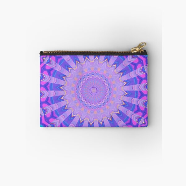 Item preview, Purple Gold Kaleidoscope Mandala designed and sold by IntelliMindDesigns.