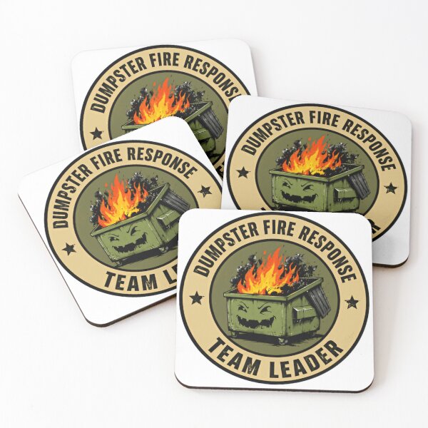 Item preview, Dumpster Fire Response Team Leader Management Professional Humor designed and sold by HumansStuck12.