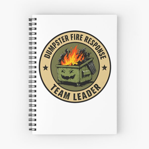 Item preview, Dumpster Fire Response Team Leader Management Professional Humor designed and sold by HumansStuck12.
