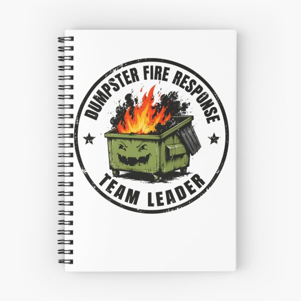 Item preview, Dumpster Fire Response Team Leader Management Humor Gift designed and sold by HumansStuck12.