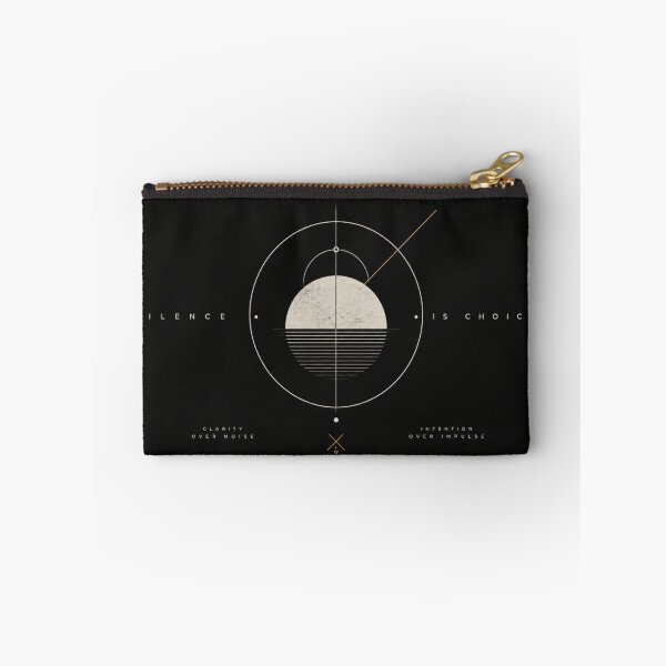 Item preview, Silence Is Choice — Minimalist Dark Streetwear Graphic designed and sold by anitant.