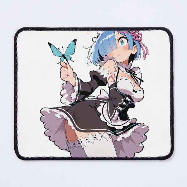 Artikelvorschau, Chibi Rem Butterfly Maid Sticker entworfen und verkauft von RGB-crayon.