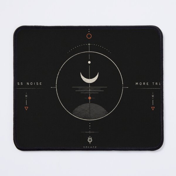 Item preview, Less Noise More Truth — Minimalist Dark Geometric Emblem designed and sold by anitant.