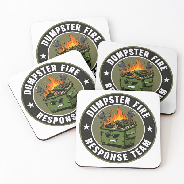 Item preview, Dumpster Fire Response Team Sarcasm Humor Work Life Chaos designed and sold by HumansStuck12.