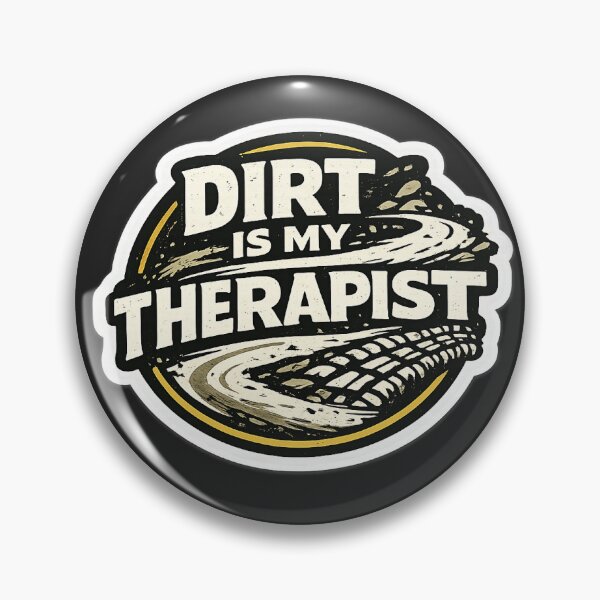 Item preview, Dirt Is My Therapist | Funny MTB Sticker Mountain Bike Therapy Gift designed and sold by SingleTrackes.
