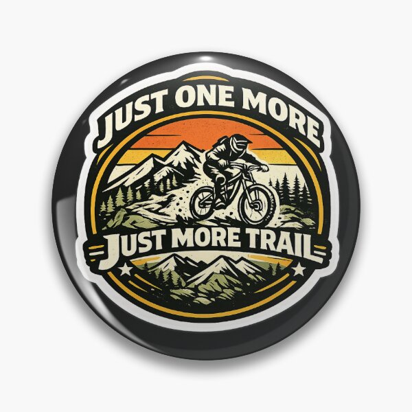 Item preview, Just One More Trail | MTB Adventure Sticker Mountain Bike Decal Gift designed and sold by SingleTrackes.