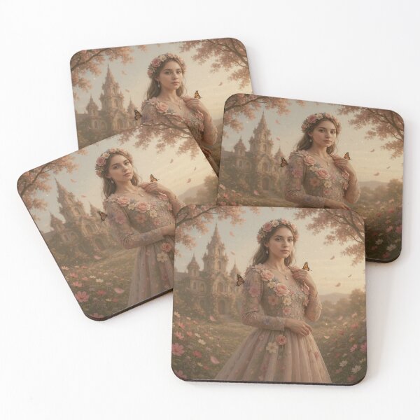 Item preview, Romantic Flower Princess in an Enchanted Garden designed and sold by DorKestrel.