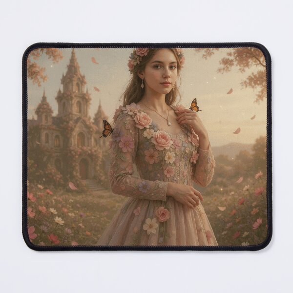 Item preview, Romantic Flower Princess in an Enchanted Garden designed and sold by DorKestrel.