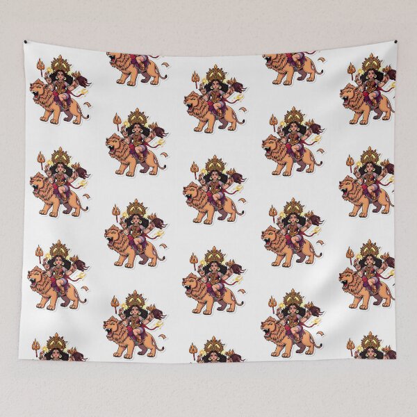Item preview, Divine Durga Navratri Blessings designed and sold by scale-sdenae.
