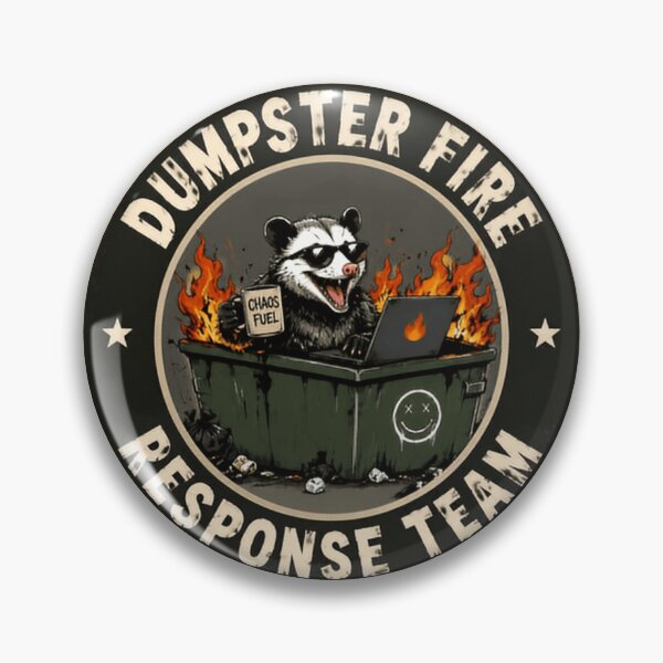 Item preview, Dumpster Fire Response Team Chaos Manager Work Humor designed and sold by HumansStuck12.