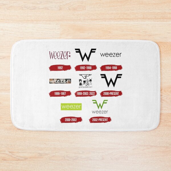 Item preview, 1992 - 2026 logos Creative Collection Of Weezer Design Favorite designed and sold by gregoire66.