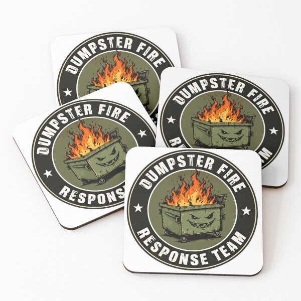 Item preview, Dumpster Fire Response Team Chaotic Humor Meme designed and sold by HumansStuck12.