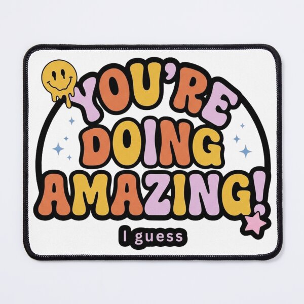 Item preview, Youre Doing Amazing I Guess Retro Bubble Font designed and sold by Numair  Baig.
