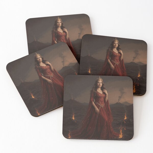 Item preview, Fire Queen in a Volcanic Fantasy Kingdom designed and sold by DorKestrel.