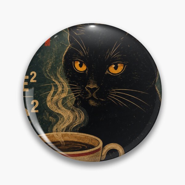 Item preview, Black Cat Coffee Science Nerd – Energy Equals Milk Times Coffee Squared Cat Lover Design designed and sold by AbstractAuraArt.