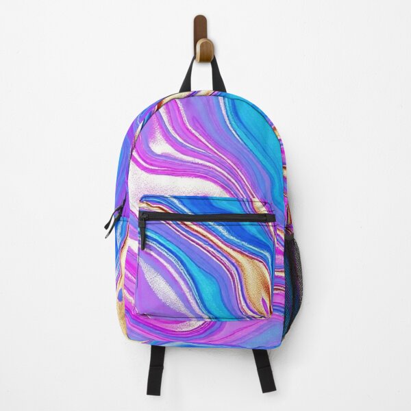Item preview, Vibrant Purple Blue Fluid Marble designed and sold by IntelliMindDesigns.