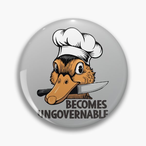Item preview, The Duck Becomes Ungovernable designed and sold by keviacevarya.