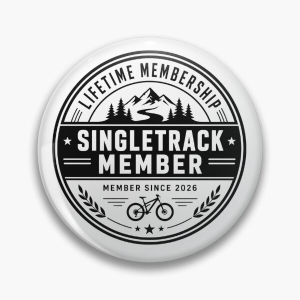 Item preview, Singletrack Member | MTB Club Badge Sticker Mountain Bike Gift designed and sold by SingleTrackes.