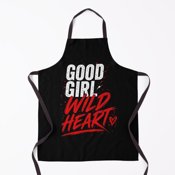 Item preview, Good Girl Wild Heart Grunge Typography designed and sold by Artfully Entertained.