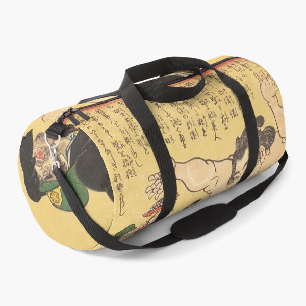 Item preview, Vintage Japanese Sumo Wrestler Defeating Foreigner Ukiyo-e Art designed and sold by vekotpu.