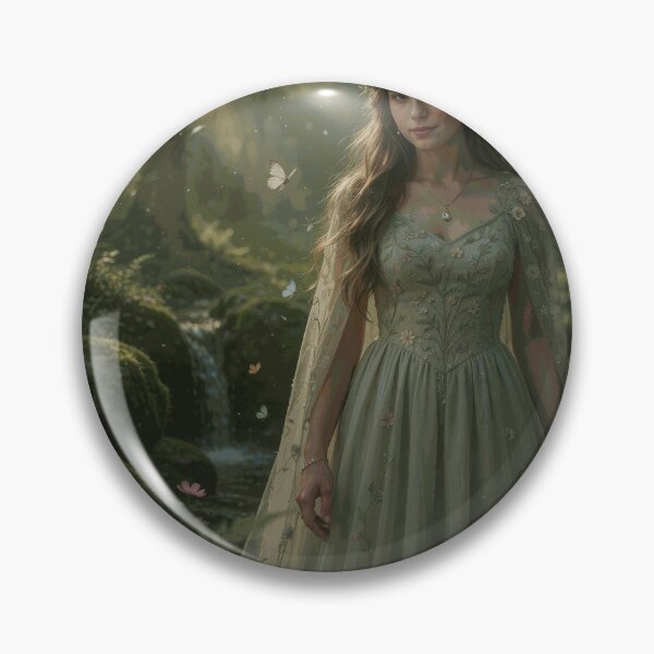 Item preview, Enchanted Forest Maiden Surrounded by Butterflies designed and sold by DorKestrel.