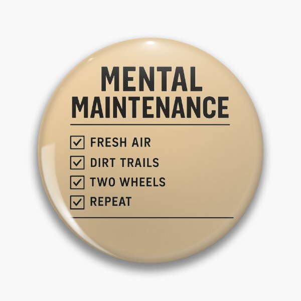 Item preview, Mental Maintenance MTB Checklist T-Shirt designed and sold by SingleTrackes.