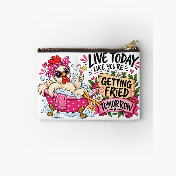 Item preview, Funny Sassy Chicken Cartoon – Colorful Farm Animal Humor designed and sold by scanusha1979.