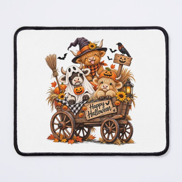 Item preview, Cute Highland Cow Halloween Pumpkin designed and sold by afr-saad.